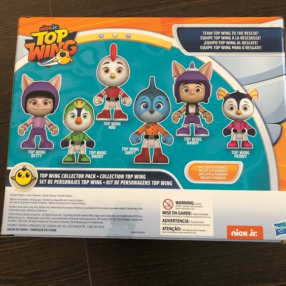 nick jr Toys Nick Jr Top Wing Set Of All Characters 6pcs Poshmark